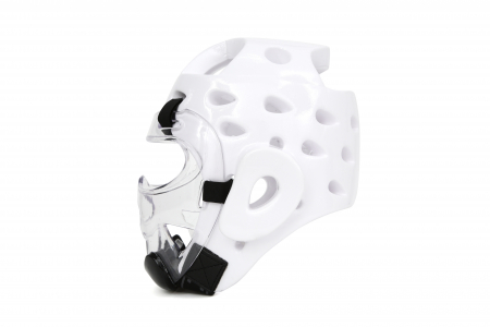 Защита головы с маской JC New Head Protector with Face Mask– White  