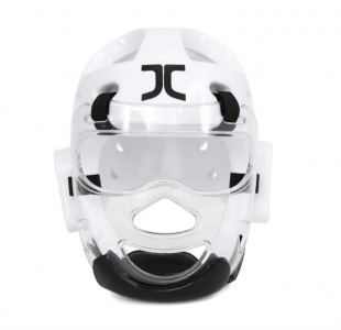 Защита головы с маской JC New Head Protector with Face Mask– White  