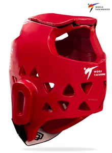 Электронный защитный шлем Daedo Gen 3 красный