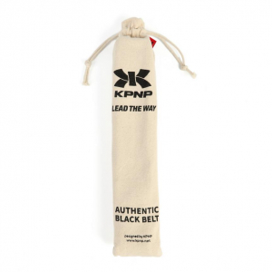 Пояс черный с надписью Authentic Black Bеlt KPNP